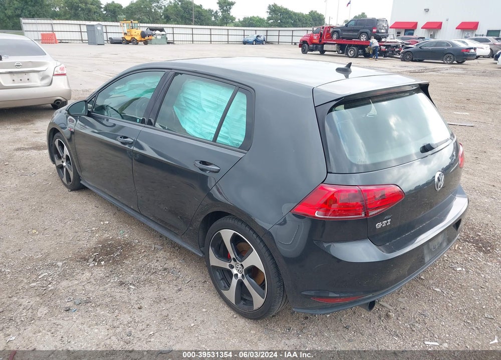 2017 VOLKSWAGEN GOLF GTI AUTOBAHN 4-DOOR/S 4-DOOR/SE 4-DOOR/SPORT 4-DOOR VIN: 3VW5T7AU4HM026002