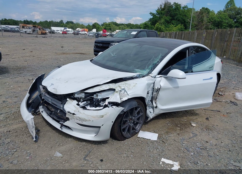 2020 TESLA MODEL 3 LONG RANGE DUAL MOTOR ALL-WHEEL DRIVE VIN: 5YJ3E1EB6LF735246