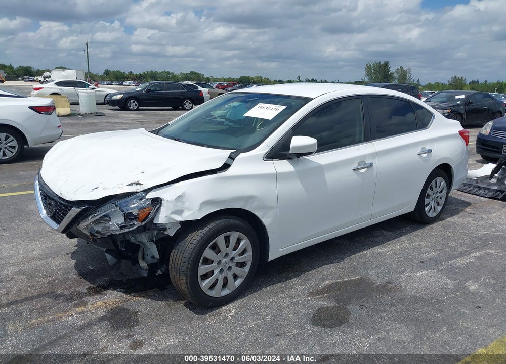 2016 NISSAN SENTRA VIN: 3N1AB7AP2GY237563