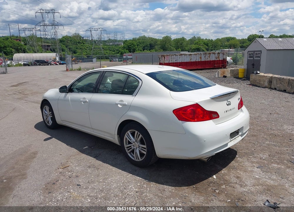 2013 INFINITI G37X VIN: JN1CV6AR0DM754600