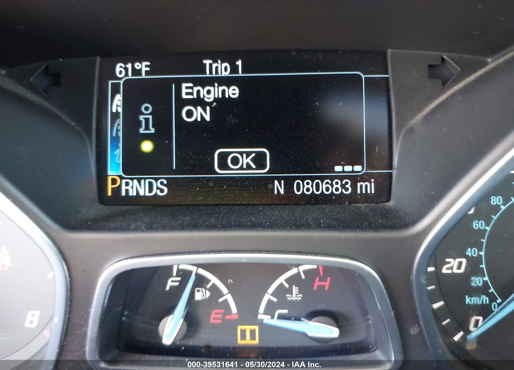 2014 FORD FOCUS TITANIUM VIN: 1FADP3J23EL391896