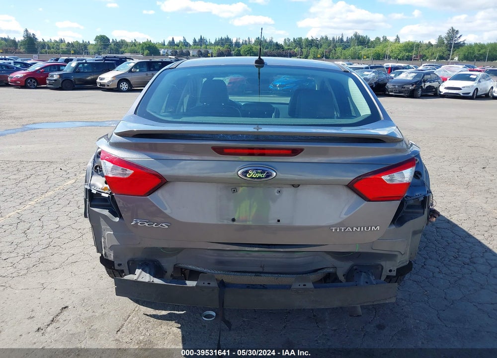 2014 FORD FOCUS TITANIUM VIN: 1FADP3J23EL391896