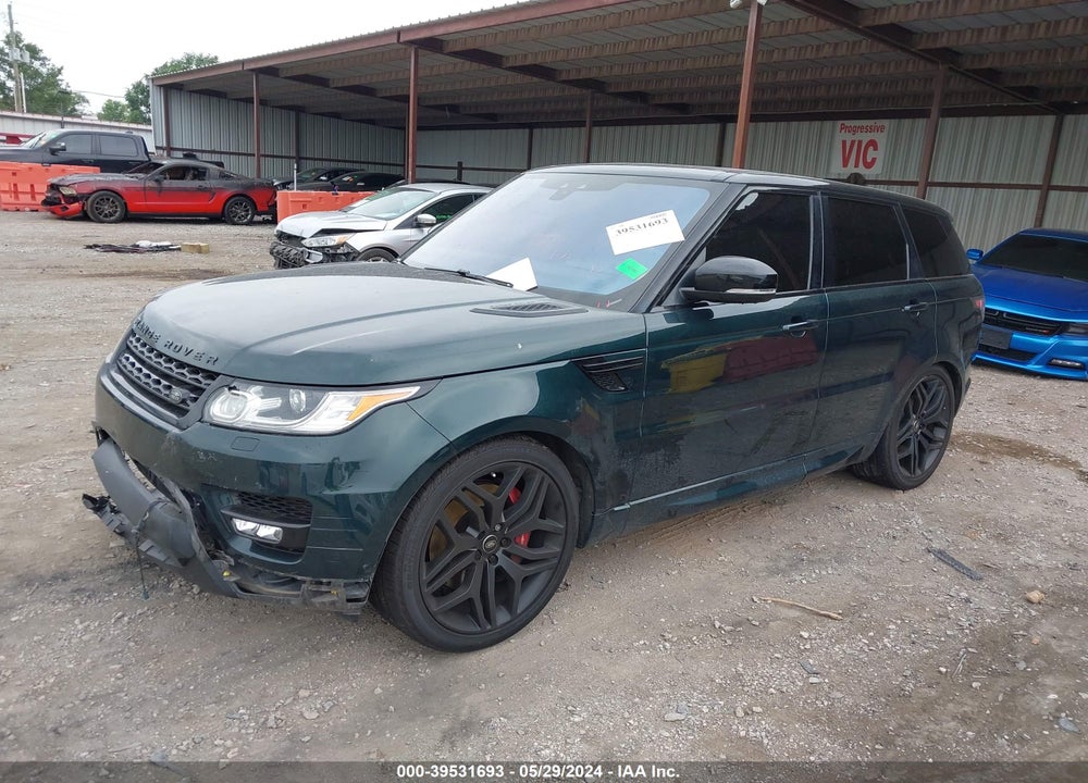 2017 LAND ROVER RANGE ROVER SPORT 3.0L V6 SUPERCHARGED HSE DYNAMIC VIN: SALWV2FV8HA141987