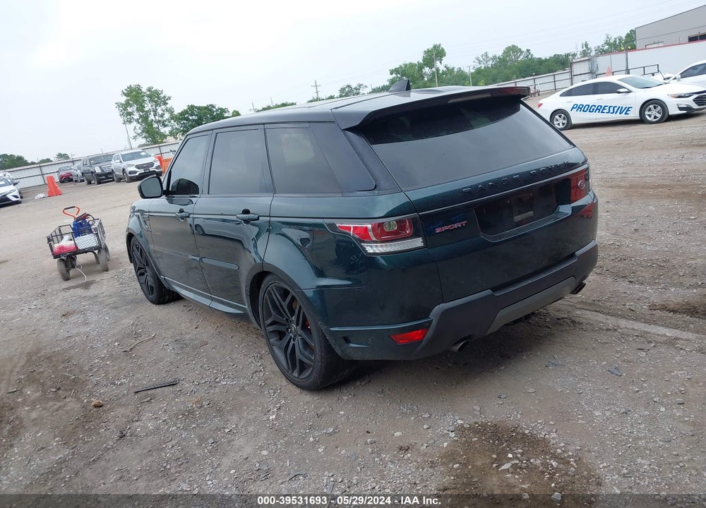 2017 LAND ROVER RANGE ROVER SPORT 3.0L V6 SUPERCHARGED HSE DYNAMIC VIN: SALWV2FV8HA141987