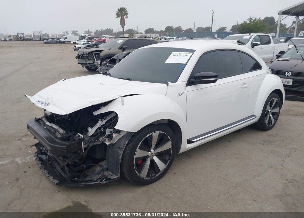 2014 VOLKSWAGEN BEETLE 2.0T R-LINE VIN: 3VWVS7AT0EM603730