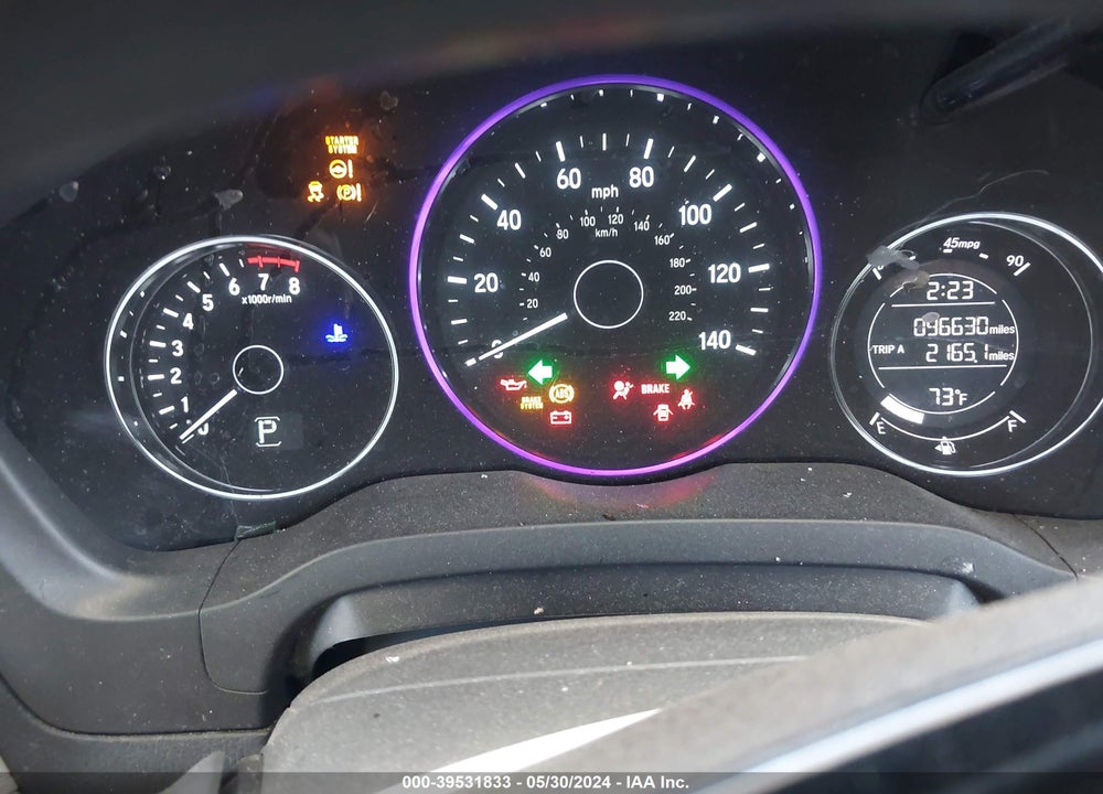 2016 HONDA HR-V EX VIN: 3CZRU5H54GM708259