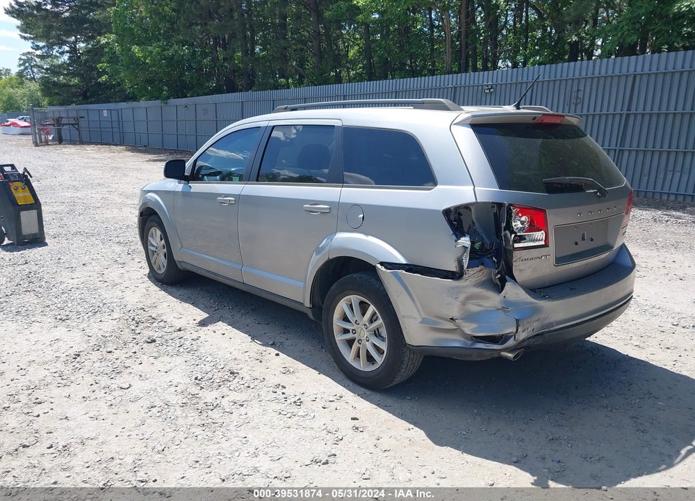 2015 DODGE JOURNEY SXT VIN: 3C4PDCBG2FT691901
