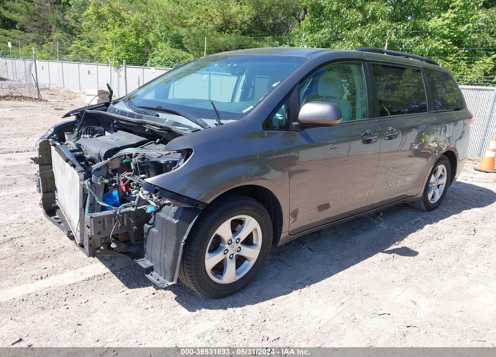 2014 TOYOTA SIENNA LE V6 8 PASSENGER VIN: 5TDKK3DCXES491741