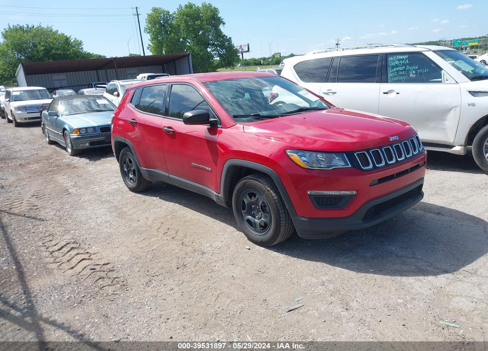 2020 JEEP COMPASS SPORT FWD VIN: 3C4NJCAB9LT151155