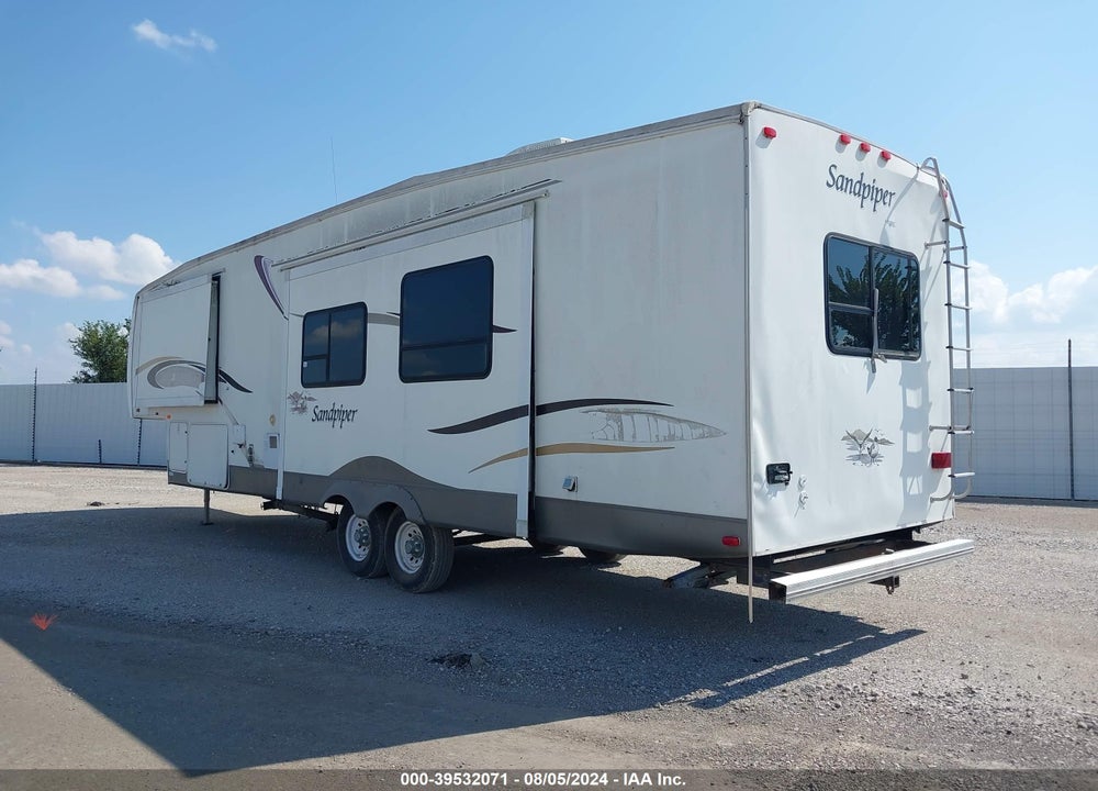 2007 SANDPIPER 315BHT VIN: 4X4FSAH237J021052
