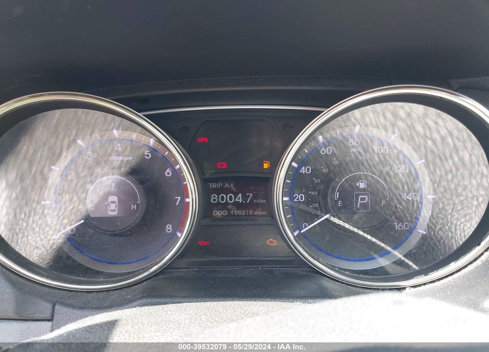 2013 HYUNDAI SONATA GLS VIN: 5NPEB4AC4DH622240