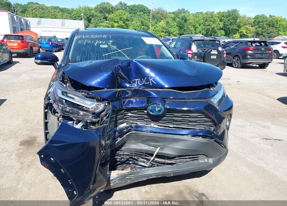 2022 TOYOTA RAV4 XLE PREMIUM HYBRID VIN: 4T3B6RFV3NU093789