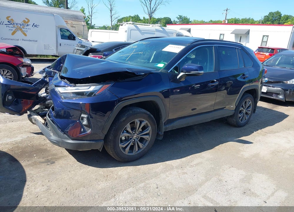 2022 TOYOTA RAV4 XLE PREMIUM HYBRID VIN: 4T3B6RFV3NU093789