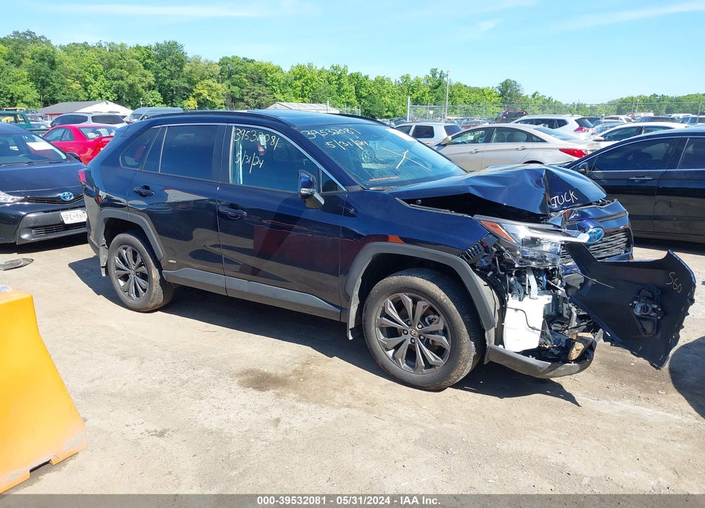 2022 TOYOTA RAV4 XLE PREMIUM HYBRID VIN: 4T3B6RFV3NU093789