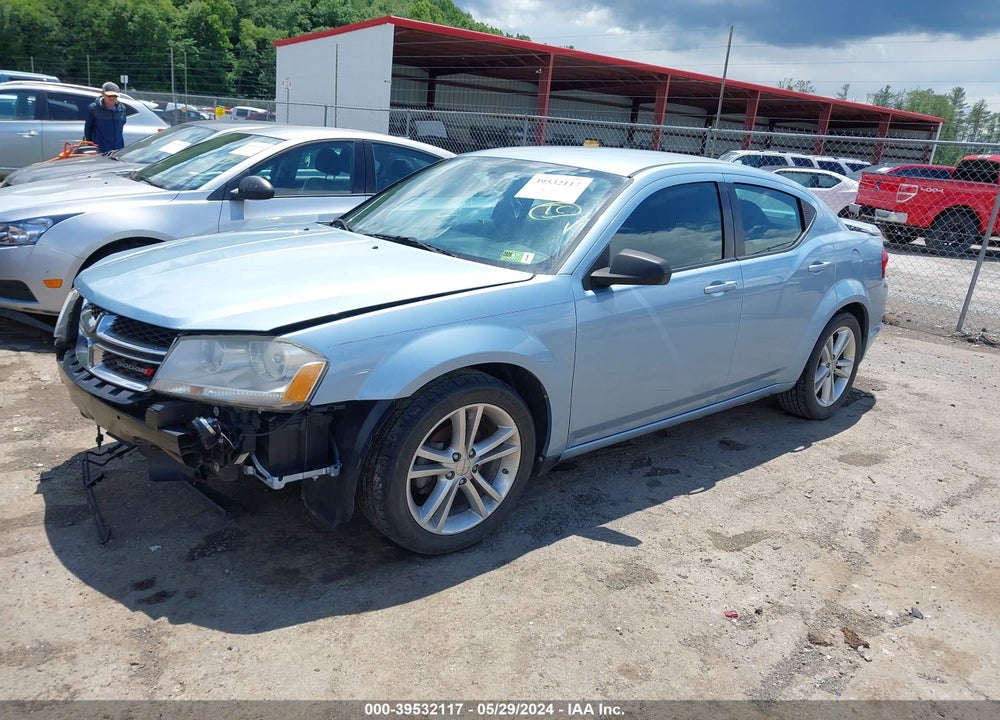 2013 DODGE AVENGER SE V6 VIN: 1C3CDZAG6DN502705