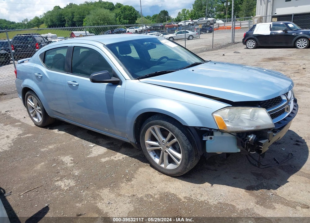 2013 DODGE AVENGER SE V6 VIN: 1C3CDZAG6DN502705