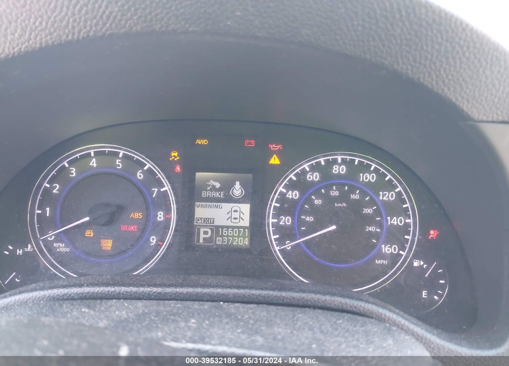 2011 INFINITI G37X VIN: JN1CV6AR4BM354309