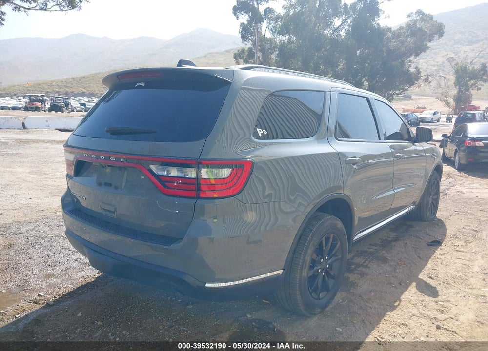 2022 DODGE DURANGO SXT AWD VIN: 1C4RDJAG4NC161437