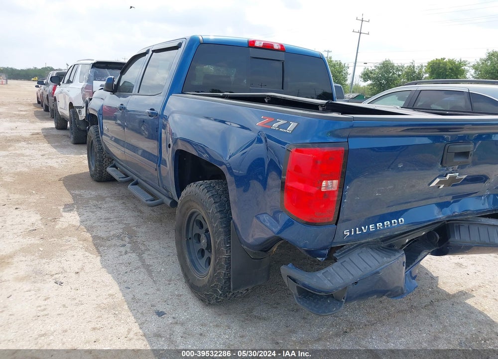 2018 CHEVROLET SILVERADO 1500 2LT VIN: 3GCUKREC5JG119243
