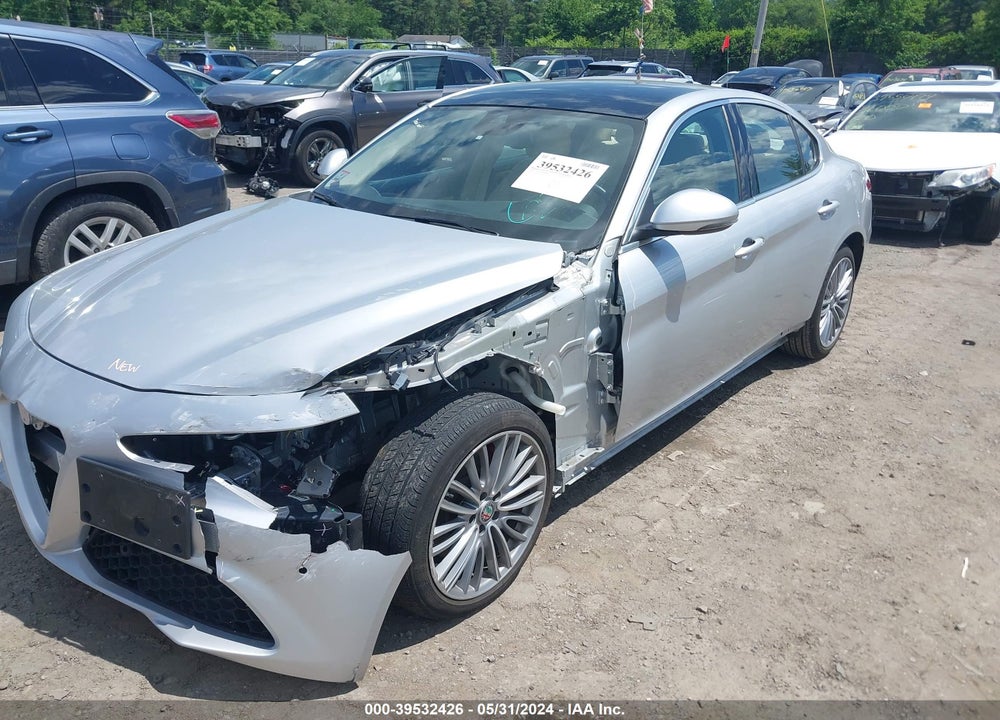2019 ALFA ROMEO GIULIA TI LUSSO AWD VIN: ZARFANBN0K7605326