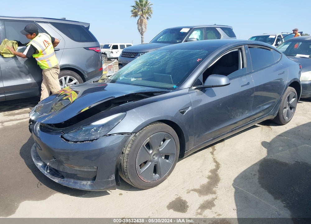 2022 TESLA MODEL 3 LONG RANGE DUAL MOTOR ALL-WHEEL DRIVE VIN: 5YJ3E1EB3NF249058