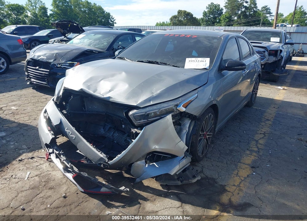 2022 KIA FORTE GT VIN: 3KPF44AC6NE458235