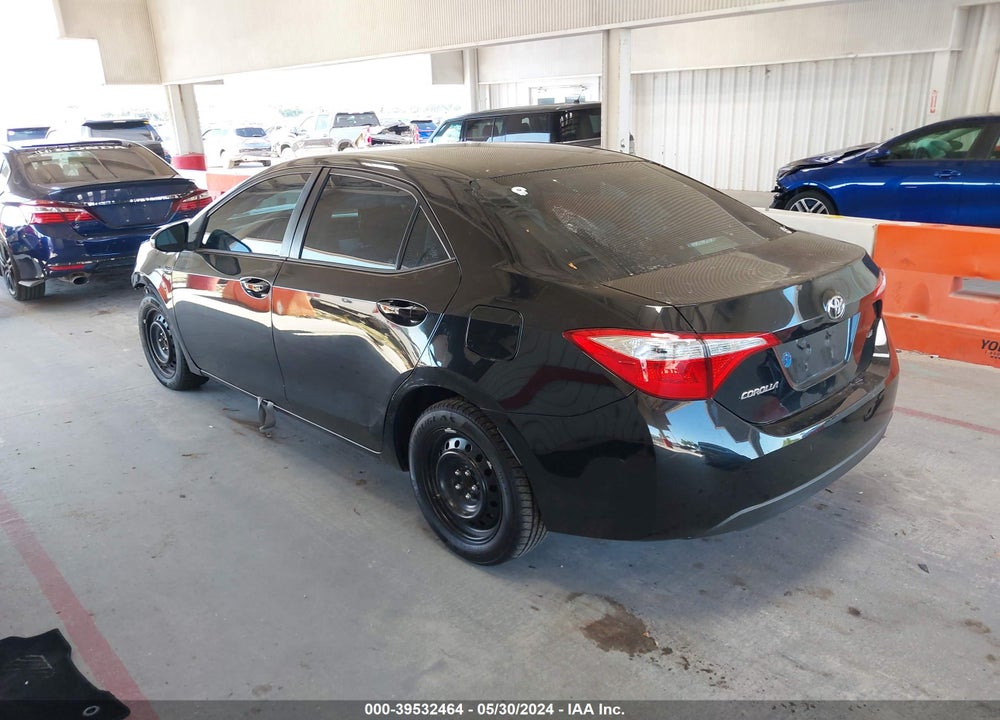 2015 TOYOTA COROLLA LE VIN: 2T1BURHE7FC357093