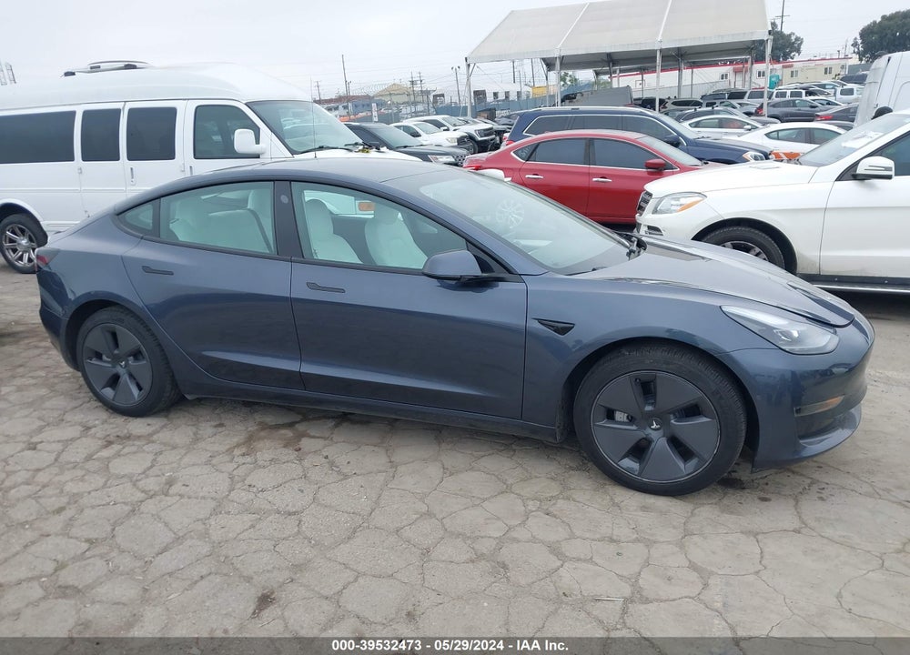 2022 TESLA MODEL 3 REAR-WHEEL DRIVE VIN: 5YJ3E1EA2NF344752