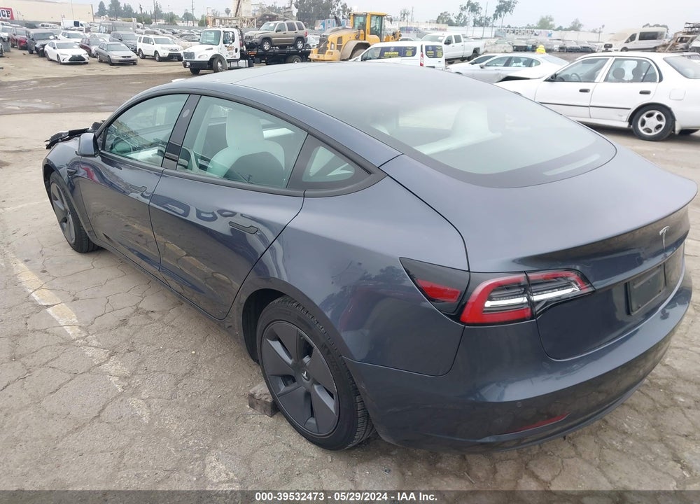 2022 TESLA MODEL 3 REAR-WHEEL DRIVE VIN: 5YJ3E1EA2NF344752