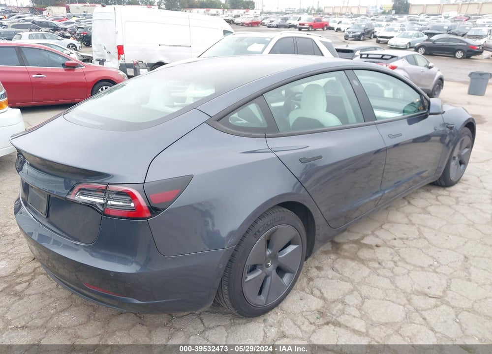 2022 TESLA MODEL 3 REAR-WHEEL DRIVE VIN: 5YJ3E1EA2NF344752