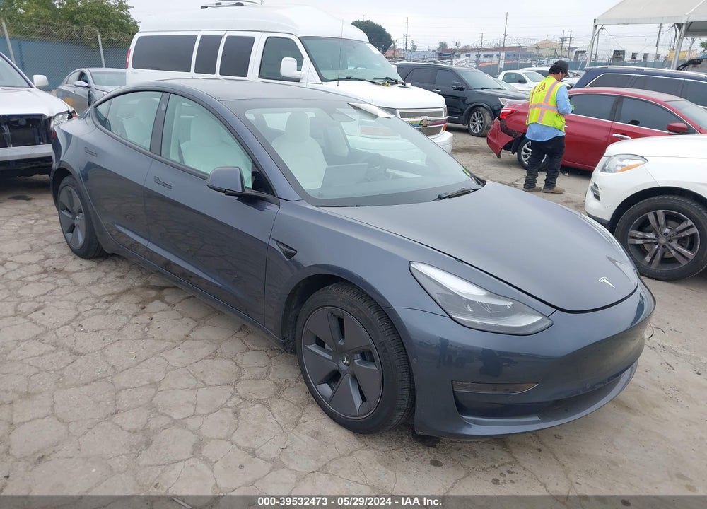 2022 TESLA MODEL 3 REAR-WHEEL DRIVE VIN: 5YJ3E1EA2NF344752