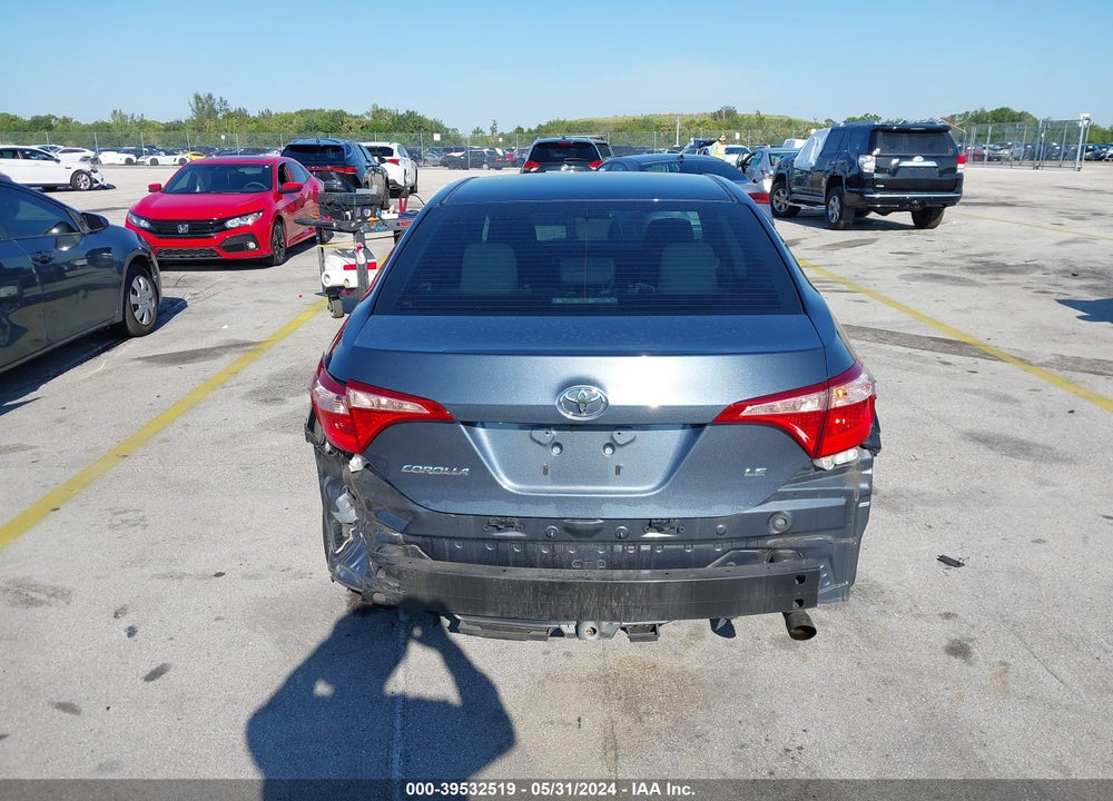 2019 TOYOTA COROLLA LE VIN: 2T1BURHE9KC209862
