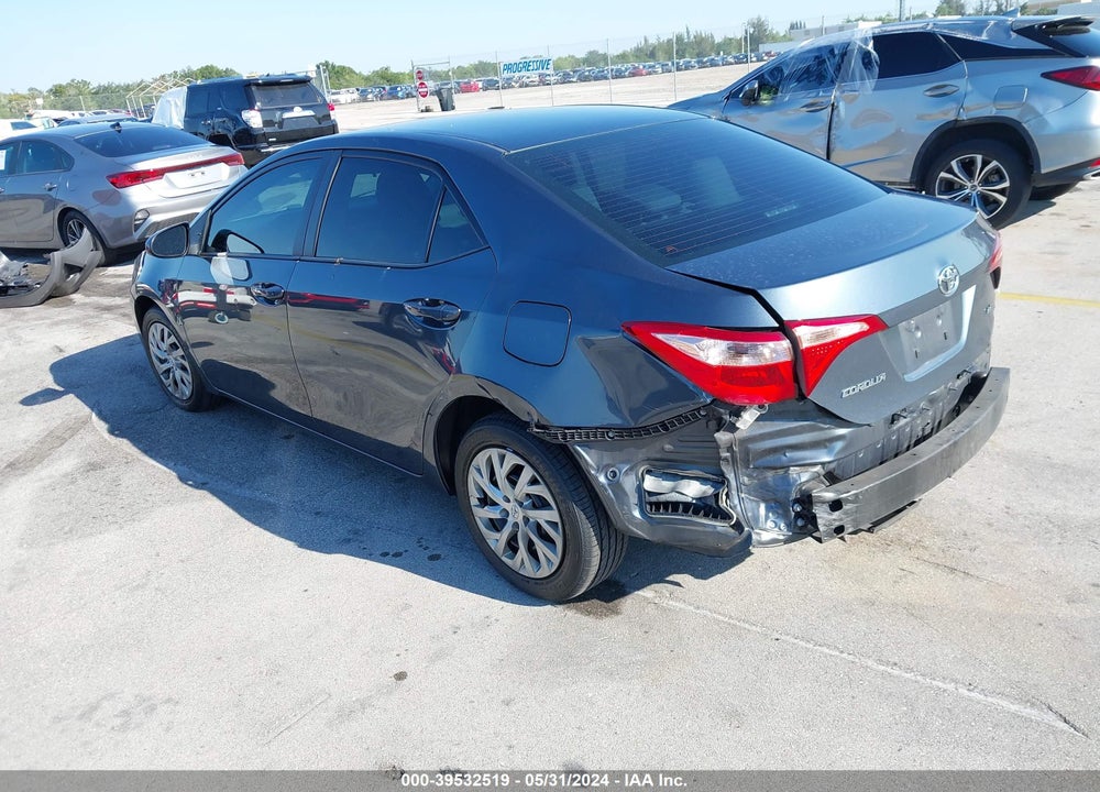2019 TOYOTA COROLLA LE VIN: 2T1BURHE9KC209862