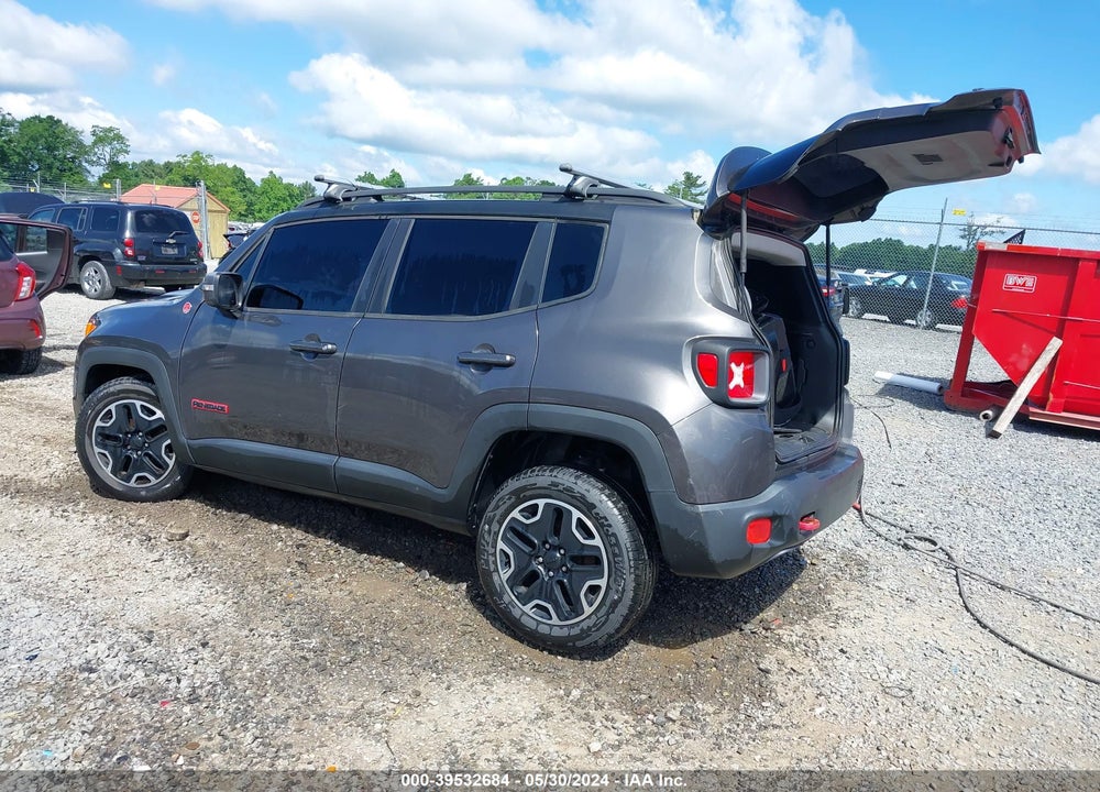 2016 JEEP RENEGADE TRAILHAWK VIN: ZACCJBCTXGPD98382