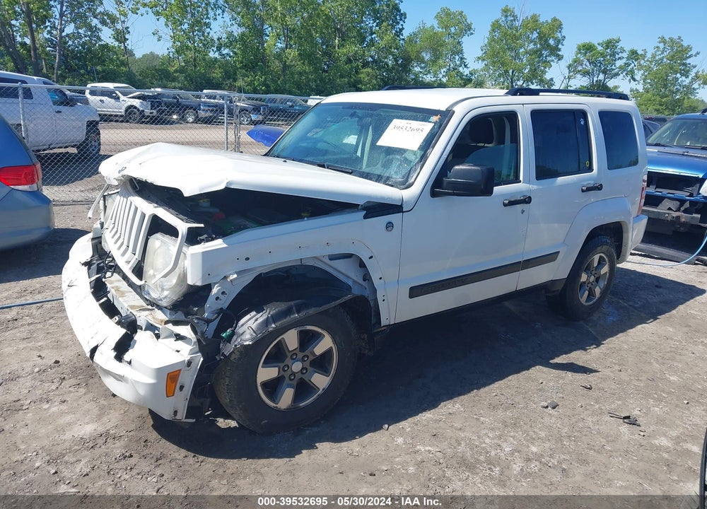 2008 JEEP LIBERTY SPORT VIN: 1J8GN28K48W205162