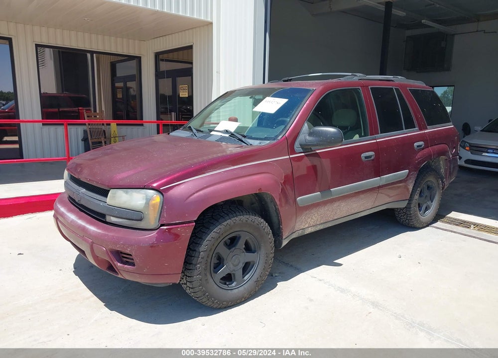 2005 CHEVROLET TRAILBLAZER LS VIN: 1GNDS13S552187916