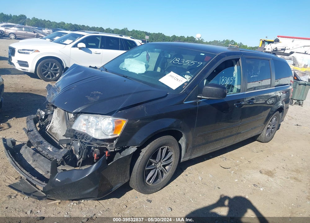 2017 DODGE GRAND CARAVAN SXT VIN: 2C4RDGCGXHR806555
