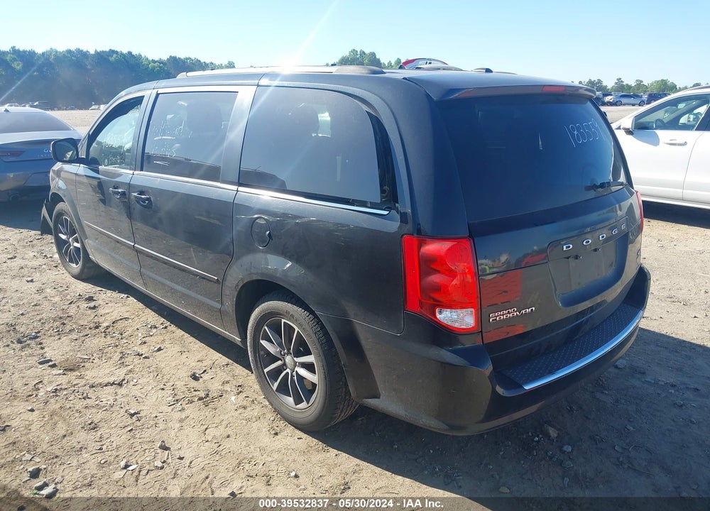 2017 DODGE GRAND CARAVAN SXT VIN: 2C4RDGCGXHR806555