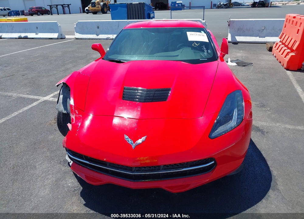 2019 CHEVROLET CORVETTE STINGRAY VIN: 1G1YB2D71K5120694