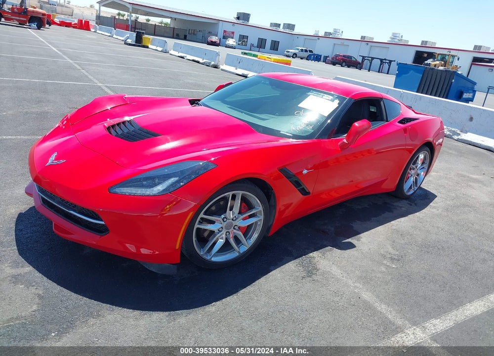 2019 CHEVROLET CORVETTE STINGRAY VIN: 1G1YB2D71K5120694