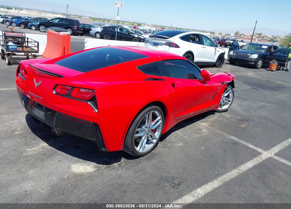 2019 CHEVROLET CORVETTE STINGRAY VIN: 1G1YB2D71K5120694