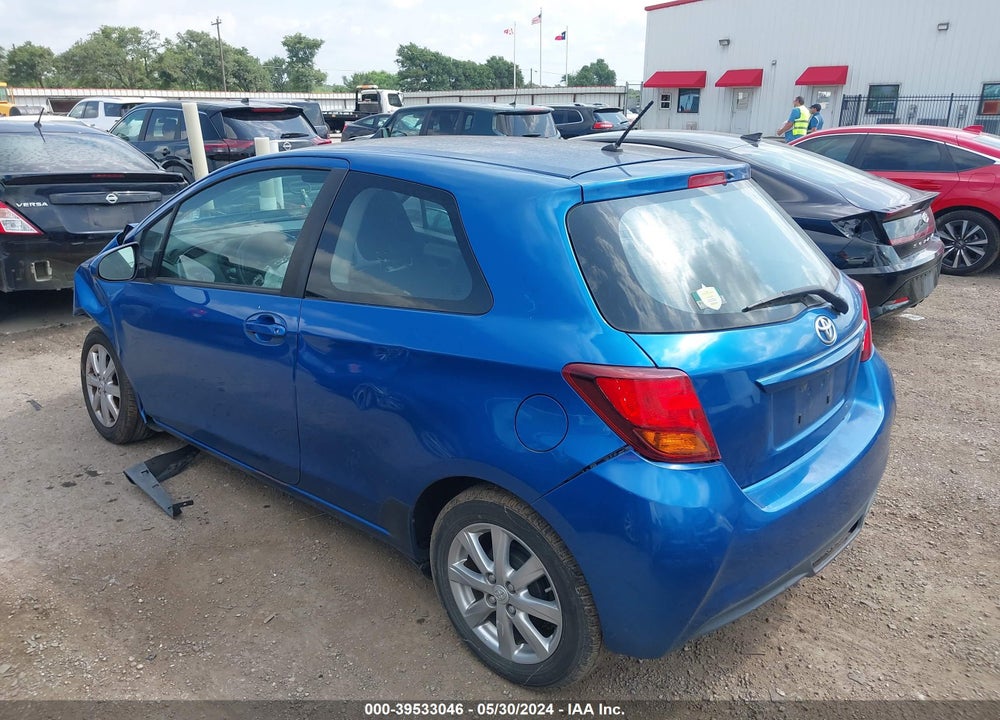 2015 TOYOTA YARIS LE VIN: VNKJTUD3XFA023755