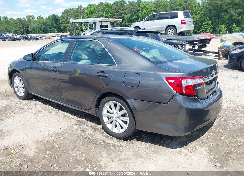 2012 TOYOTA CAMRY XLE VIN: 4T4BF1FKXCR246252