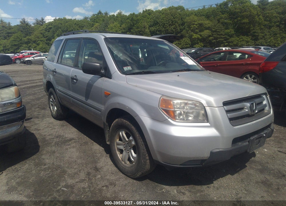 2007 HONDA PILOT LX VIN: 2HKYF18147H514516