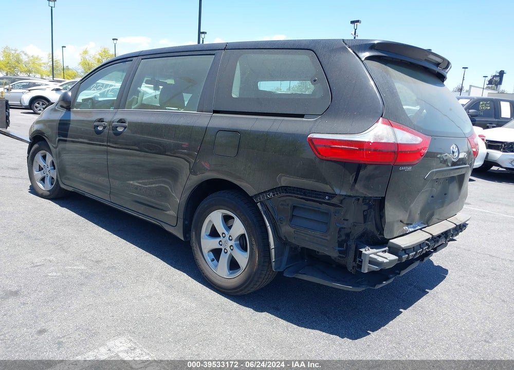 2015 TOYOTA SIENNA L 7 PASSENGER VIN: 5TDZK3DC2FS644693