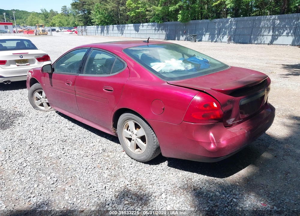 2008 PONTIAC GRAND PRIX VIN: 2G2WP582281150348