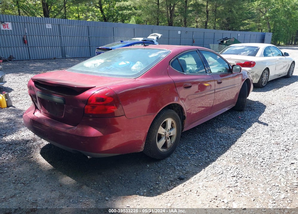 2008 PONTIAC GRAND PRIX VIN: 2G2WP582281150348