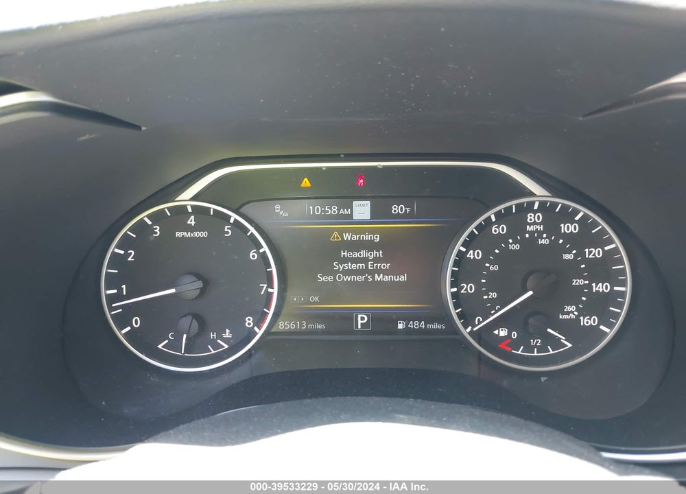 2020 NISSAN MAXIMA SV XTRONIC CVT VIN: 1N4AA6CV0LC373480