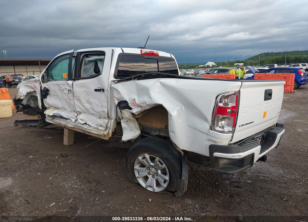 2022 CHEVROLET COLORADO 2WD SHORT BOX LT VIN: 1GCGSCENXN1287962
