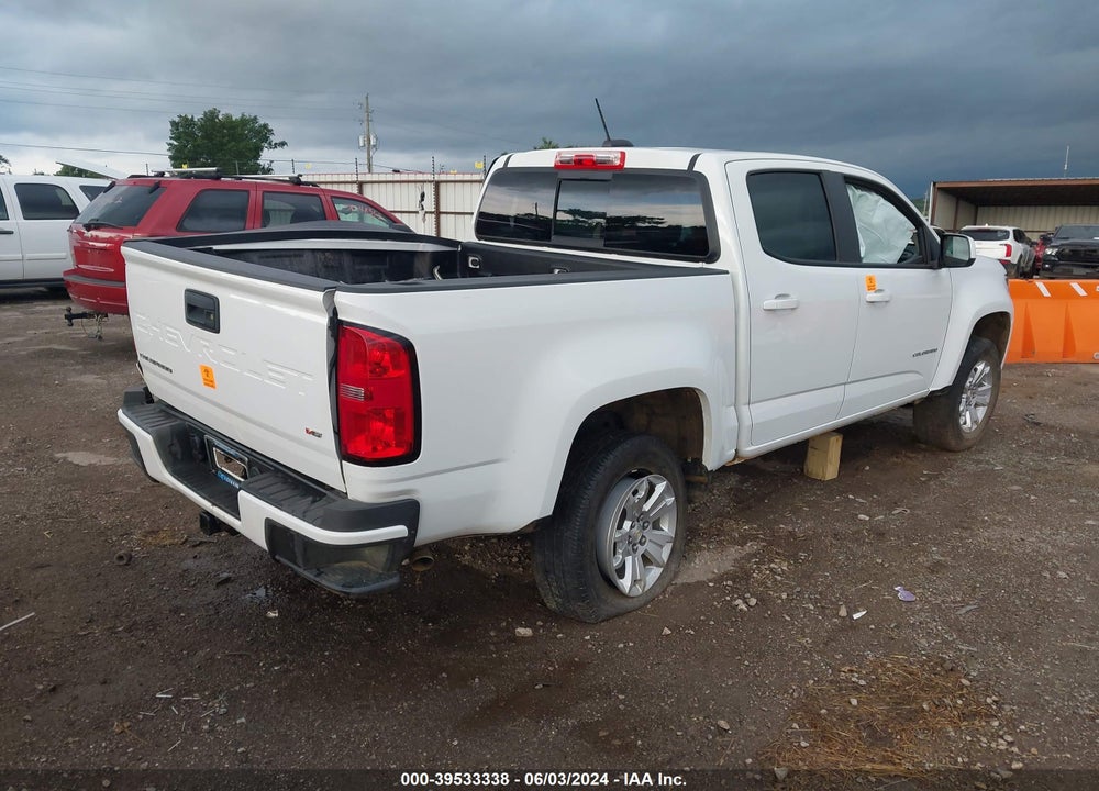 2022 CHEVROLET COLORADO 2WD SHORT BOX LT VIN: 1GCGSCENXN1287962